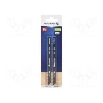 Set 2 bucati lame de fierastrau pentru lemn, 132mm, 6dinti/inchi Z-TOOLS / HT6D654-2