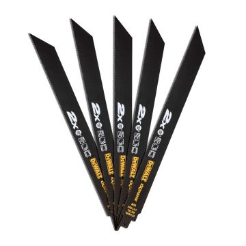 Set 5 lame fierastrau sabie Dewalt DT2409L, 305 mm,pentru metal