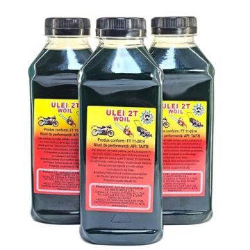 Ulei 2T, semi-sintetic, Woil, verde / ZTS5587V