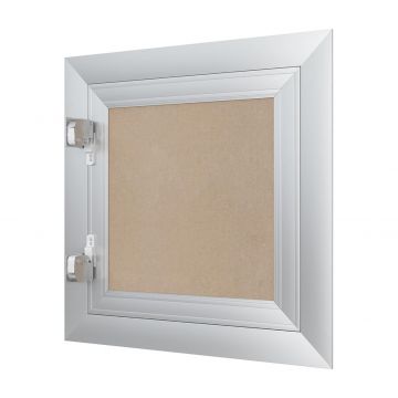 Usita de vizitare VentEurope LP2020U, gips-carton aluminiu, 200x200 mm, grosime 15 mm, montaj cu suruburi autoforante