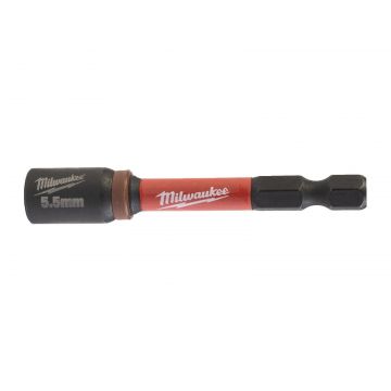 Cheie magnetica tubulara Milwaukee Gen II Shockwave, 65mm, 5.5mm, prindere 1/4 Hex, otel, 4932492441