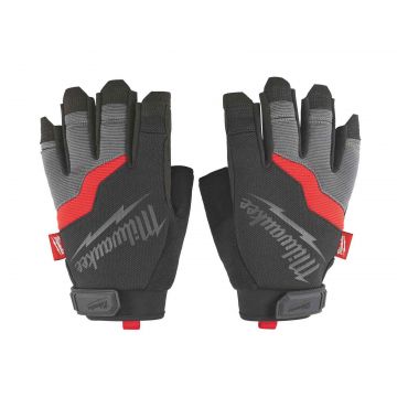 Manusi protectie Milwaukee, marimea 10/ XL, usoare, permeabile, material respirabil, inchidere cu scai, CE 2, EN ISO 21420, EN 388 (2121X), 48229743