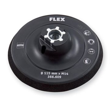 Pad velcro Flex 503754, BP-M II D115 M14, 115 mm