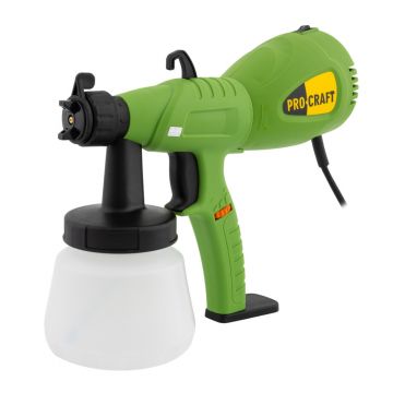 Pistol de Vopsit Procraft PSE550, Produsul Contine Taxa timbru Verde 2.5 Ron, 2.75 kg
