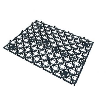 Placa cu nuturi Giacomini Spider R979SY011, cu pini pentru incalzire prin pardoseala, 800x600x35 mm, pentru tevi O16-17 mm