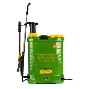Pompa de Stropit cu Acumulator 2 in 1 12V8Ah 620 m2 Partnerpro PP-16SBM