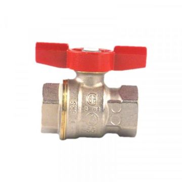 Robinet de Trecere Fluture cu Sfera din alama cromata, Giacomini 3 4 FI-FI