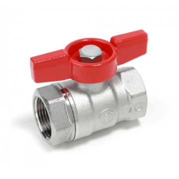 Robinet sfera Giacomini, alama cromata, filet interior - interior, 1  , maner fluture