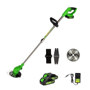 Trimmer (Motocoasa) electric Micul Fermier 20V, 2 acumulatori 1.5Ah