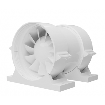 Ventilator de baie VentEurope PRIMO100, diametru 100 mm, debit 115 m³ h, 14W, IP24, motor cu rulmenti, protectie la supraincalzire, Alb