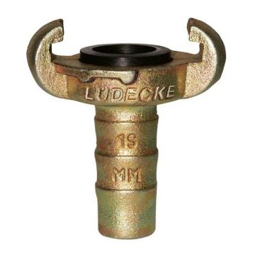 Cupla rapida cu gheare si stut pentru furtun Ludecke SKG25, 1  , O25 mm