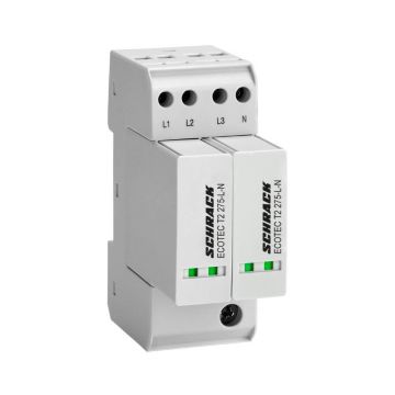 Descarcator de supratensiune 4+0, TN-S, T2(+T3), SCHRACK IS111344
