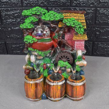 Fantana arteziana, LED, pompa submersibila, Naimeed D5094, 19x15x27cm