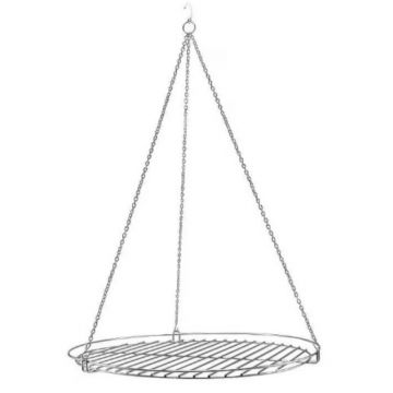 Gratar Cromat Suspendat cu Lant, 60 cm, Perfect Home
