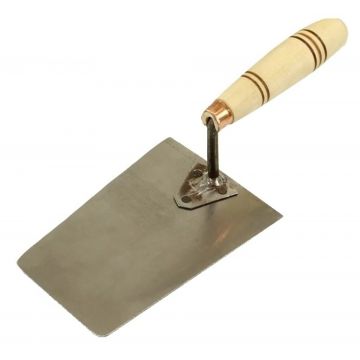 Mistrie inox, 170mm, maner lemn / 3947