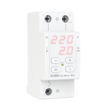 Modul pentru controlul si siguranta alimentarii electrice ZUBR CV2-40 Red