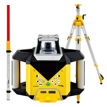 Nivela laser rotativa cu linii Nivel System NL620G DIGITAL SET SJJ32 LS35, fascicul verde, maxim 600m, acumulator 7,4 V, trepied aluminiu extensibil, stadie telescopica 3,5 m