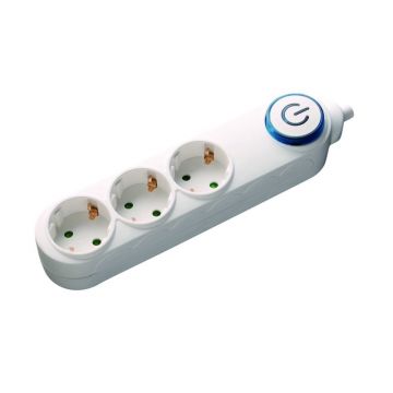Prelungitor Electric cu Intrerupator, 3 Prize, Sectiune Cablu 3 x 1.5mm2, Lungime 5 m, Well