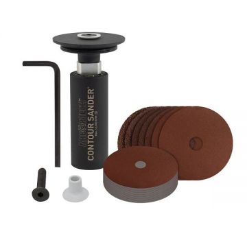 Set sistem excentric plus accesorii de slefuire lemn Arbortech SAN.FG.210.60, 25 piese