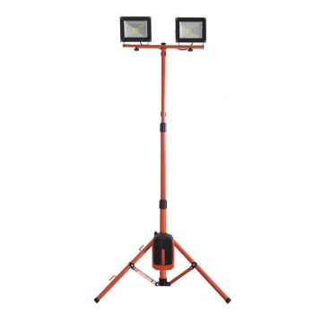 Stand proiectoare LED Acumulatori Redback ED40, 40V, 2x20W, solo