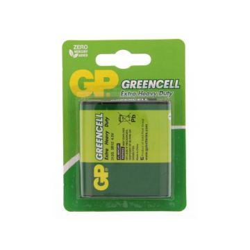 Baterie Zinc Carbon Greencell GP, 3R12 / 4.5V, 1 Buc / Blister