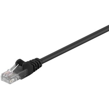 Cablu UTP Cat 5e Goobay, Patch Cord, 25m, Negru