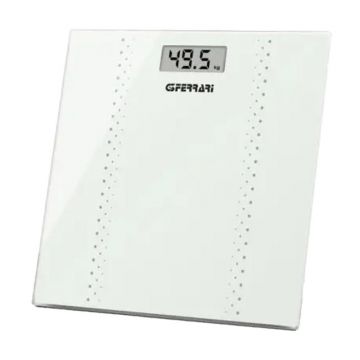 Cantar de Baie Gigital G3Ferrari Fisik, Afisaj LCD, Alb