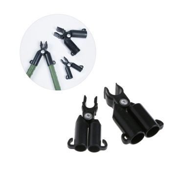 Conectori de tip X pentru araci de gradina cu diametrul de 11 mm, reutilizabili, reglabili, set 6 bucati