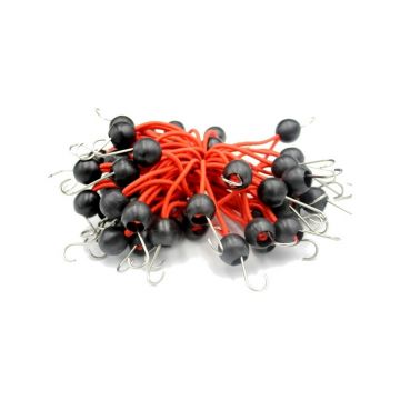 Cordelina elastica cu carlig pentru fixare prelata, reutilizabile, 10 cm, set 10 bucati