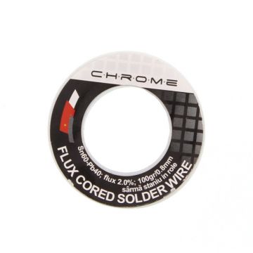 Fludor 100 grame, Diametru 0.8mm Sn60 Pb40