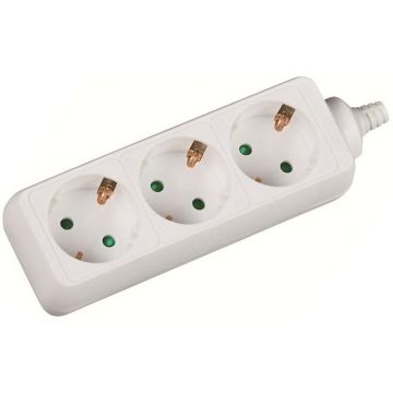 Prelungitor Electric cu 3 Prize, Sectiune Cablu 3 x 1.5 mm2, Lungime 5m, Well
