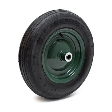 Roata pentru roaba, pneumatica, diametru 40 cm, cauciuc si metal