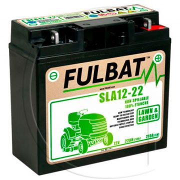 Acumulator fara Intretinere Fulbat SLA12-22, 12V, 22 Ah pentru Tractoras Gazon Castel Garden
