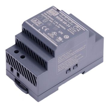 Alimentator 24V 60W pentru distributitoare audio video Hikvision DS-KAD706  DS-KAD706-S, DIN Rail, DS-KAW60-2N