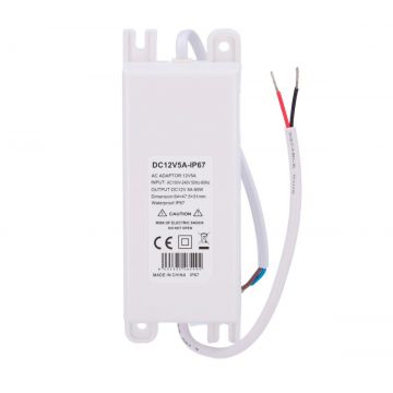 Alimentator camera supraveghere 12V 5A, Pentru Exterior,  Safer SAF-12V5A-IP67
