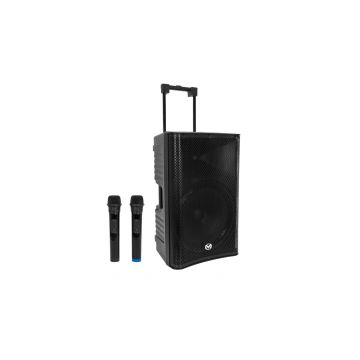 Boxa portabila 15inch/38 cm, 300 W RMS, TWS, 2 x microfoane incluse, MOBILEPRO15