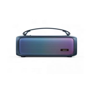 Boxa portabila Akai ABTS-08BL, Bluetooth, 8W, radio FM, lumini RGB