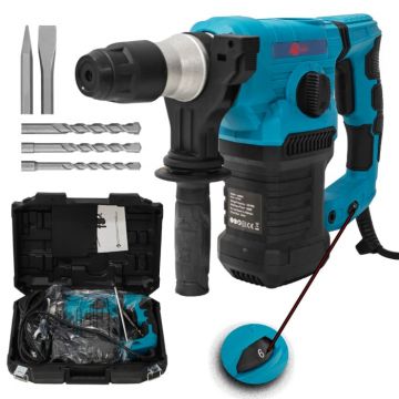 Ciocan rotopercutor electric DDT, SDS-Plus ,   cu variator, 3 burghie si 2 dalti incluse, 1950 W, 760 rpm