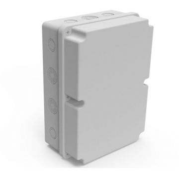 Cutie de plastic cu garnitura si presetupe, pentru conectare dispozitive electrice, surse si alimentatori, CUTIE225X311X130