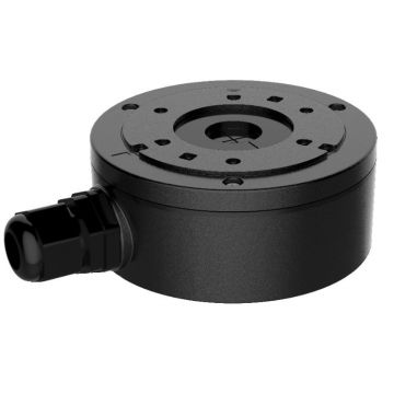 Doza de conexiuni din aluminiu, Hikvison, NEAGRA,  DS-1280ZJ-XS BLACK