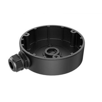 Doza de jonctiune pentru camere dome, aliaj aluminiu, negru, Hikvision DS‑1280ZJ‑DM8(Black)