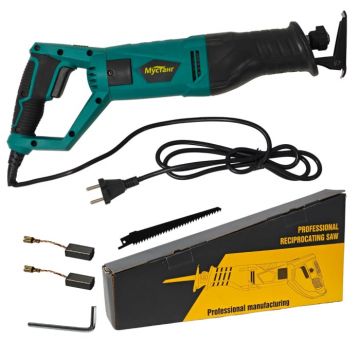 Fierastrau pendular tip sabie DDT Mustang, Adancime de Taiere 200 mm Lemn, 8mm Otel, 12mm Aluminiu, 1100 W, Viteza Variabila 2700 rpm