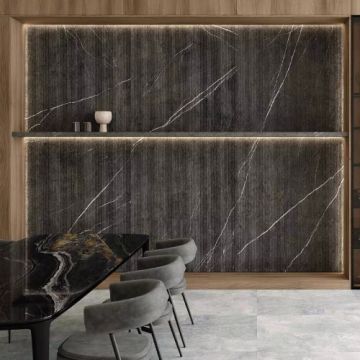 Gresie/Faianta Apavisa Argos Black Rigato - Dimensiune 120x280