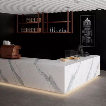 Gresie/Faianta Apavisa Statuario Extra White Bookmatch Polished A+B - Dimensiune 162x324