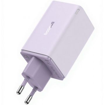 Incarcator de perete Baseus P10162701533-00, 4 porturi USB, 65W, violet