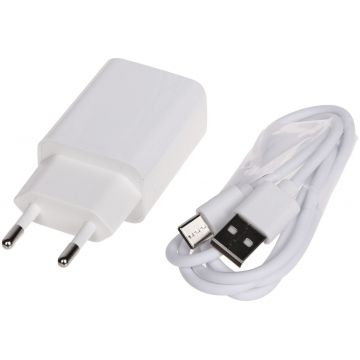 Incarcator de retea USB, 5V, 1A, plastic, alb, Safer TS-INC5V1AC