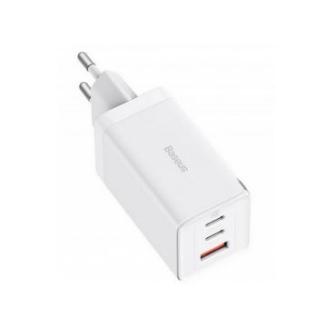Incarcator retea Baseus GaN5 Pro, 65W, 2x USB-C, 1x USB-A, PD3.0/QC3.0/AFC, P10110812227-Z1