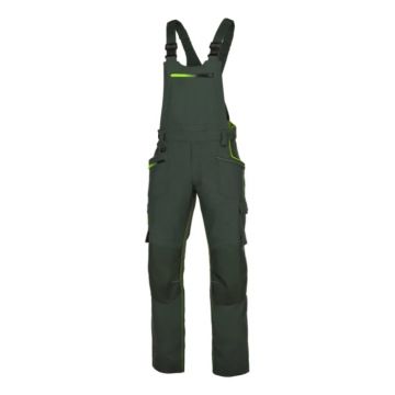 Pantaloni de lucru cu pieptar Creatron - verde kaki