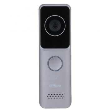 Post de exterior pentru videointerfon IP Dahua, Wi-Fi, camera 2MP cu IR, deblocare de pe telefon, card sau monitor, VTO2311R-WP