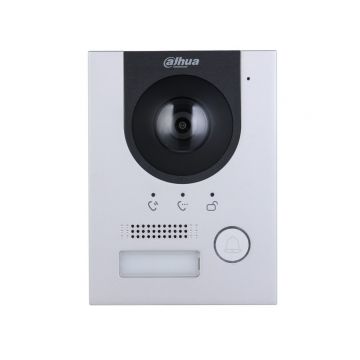 Post exterior videointerfon IP, 2 fire, 1 familie, Dahua VTO2202F-P-S3, montaj aparent/incastrat, 2MP Full HD, PoE, IP65, IK07